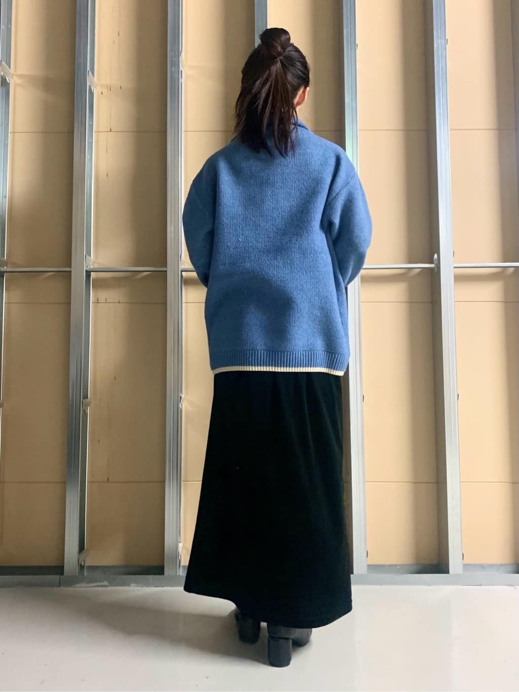 sahoさんの「THE SHOP TK｜【洗える】ほど良くラフで女性らしい ハーフZIPニット」を使ったコーディネート