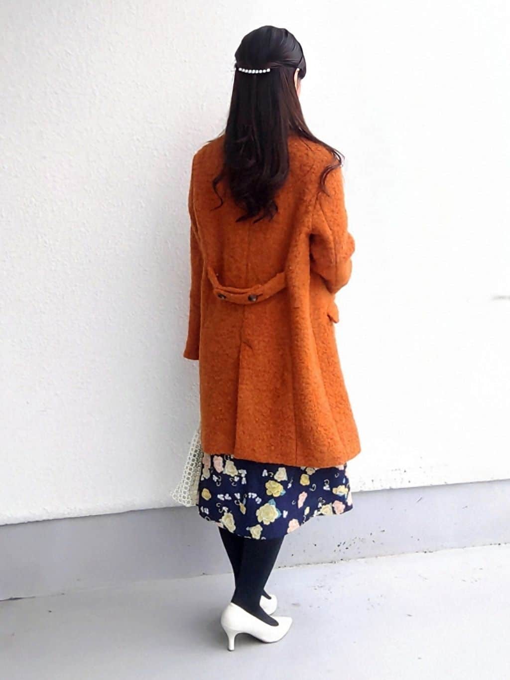 keinaさんの「SunaUna｜【COLLECTION LINE】ブークレーコート」を使ったコーディネート