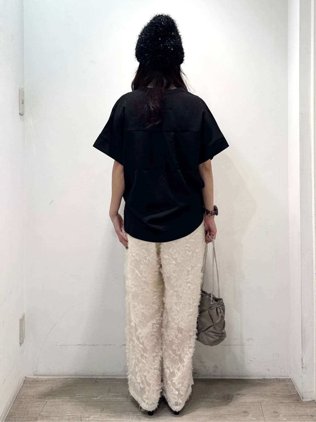 yuicciさんの「OPAQUE.CLIP｜ラメ入りニットワッチ」を使ったコーディネート
