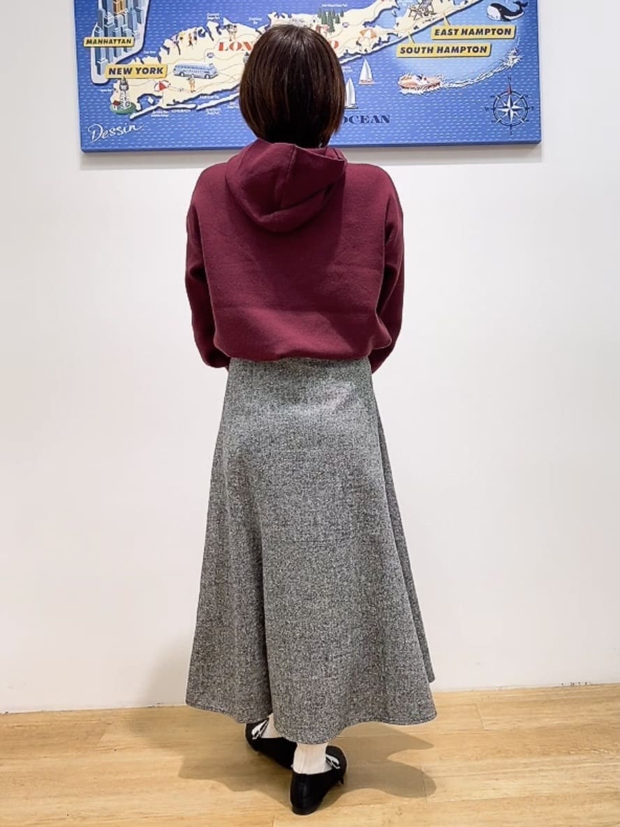 Hamaさんの「Dessin｜【洗える／体型カバー】ちょうどいいニットパーカ」を使ったコーディネート