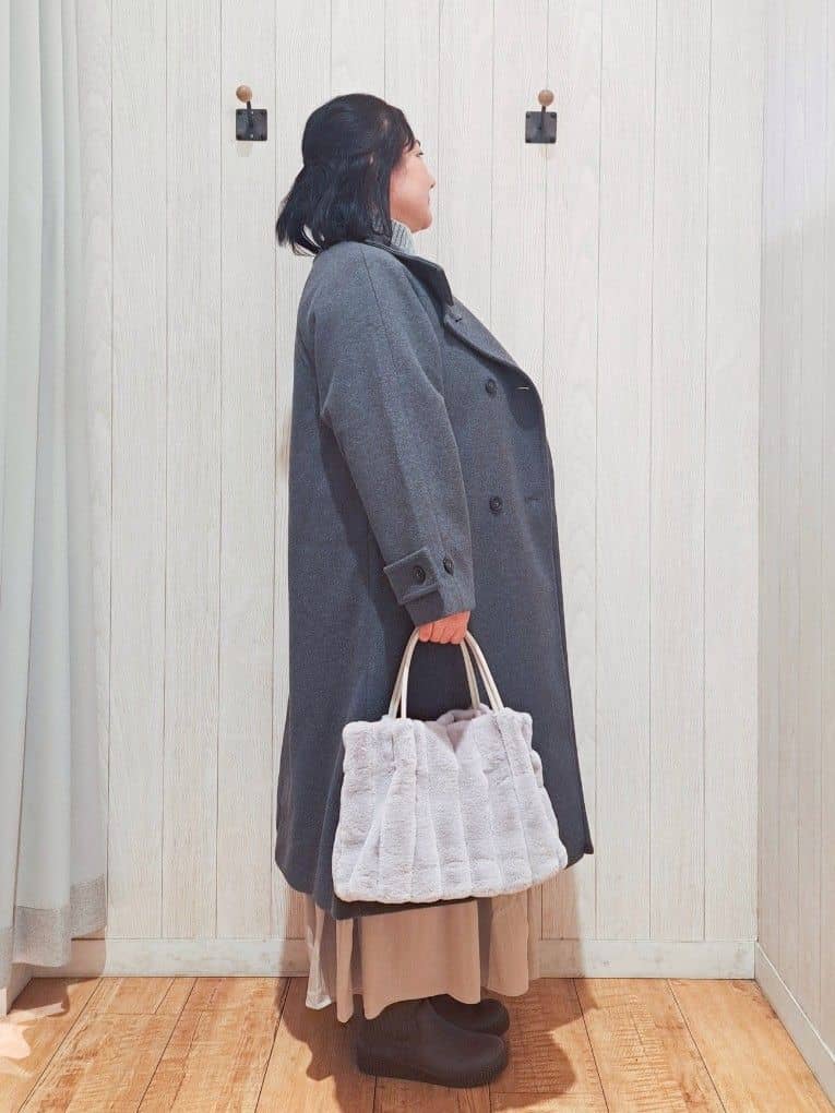 kotomiさんの「SHOO･LA･RUE｜【S-LL】ゆるシルエットな メランジタートルニット」を使ったコーディネート