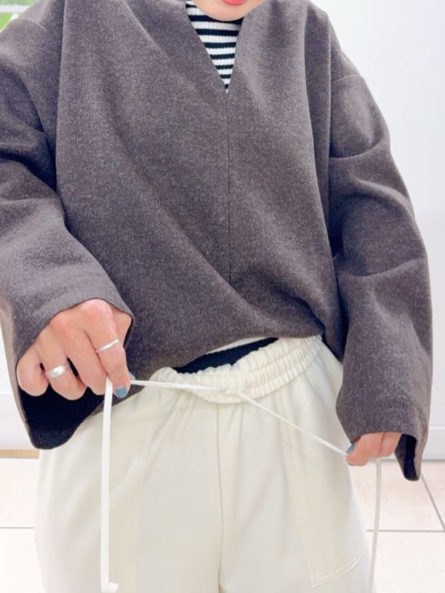 Osawaさんの「Dessin｜ボアイヤーフラップ付きキャップ」を使ったコーディネート