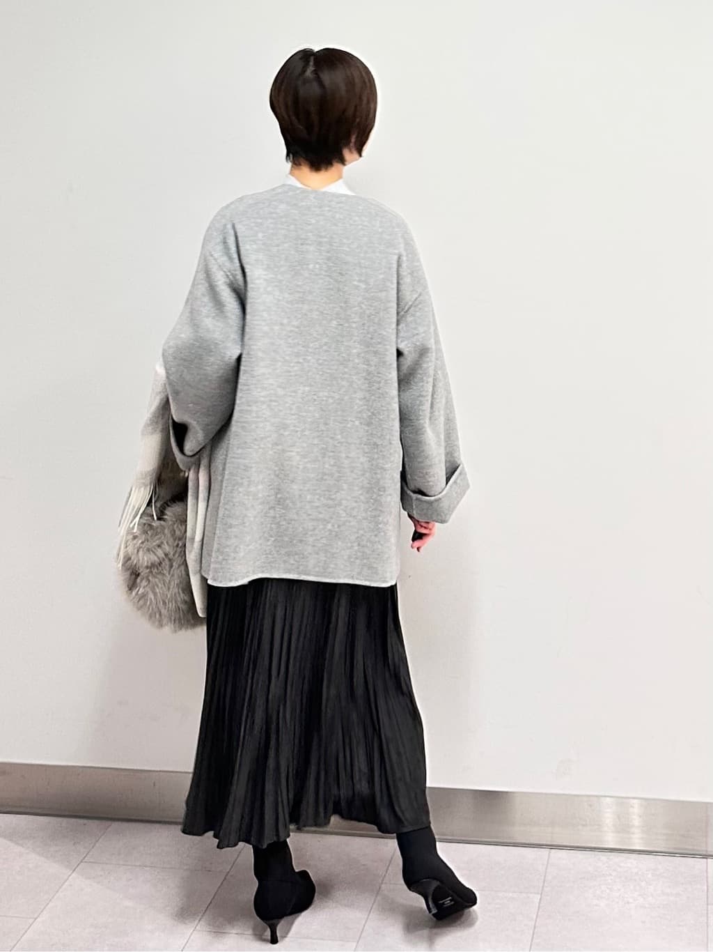 みなこさんの「UNTITLED｜【ミディ丈/軽やか】セミラグランリバー コート」を使ったコーディネート