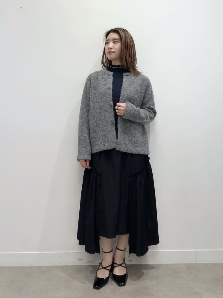 Suma Una本部スタッフさんの「SunaUna｜【SS～Lサイズ展開／6色展開】パール調ニット」を使ったコーディネート