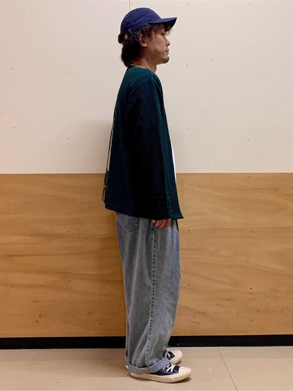 MATUさんの「THE SHOP TK｜【セットでお買い得！！】長袖カーディガン＋半袖Tシャツ　洗濯機OK/吸水速乾(Tシャツのみ)」を使ったコーディネート