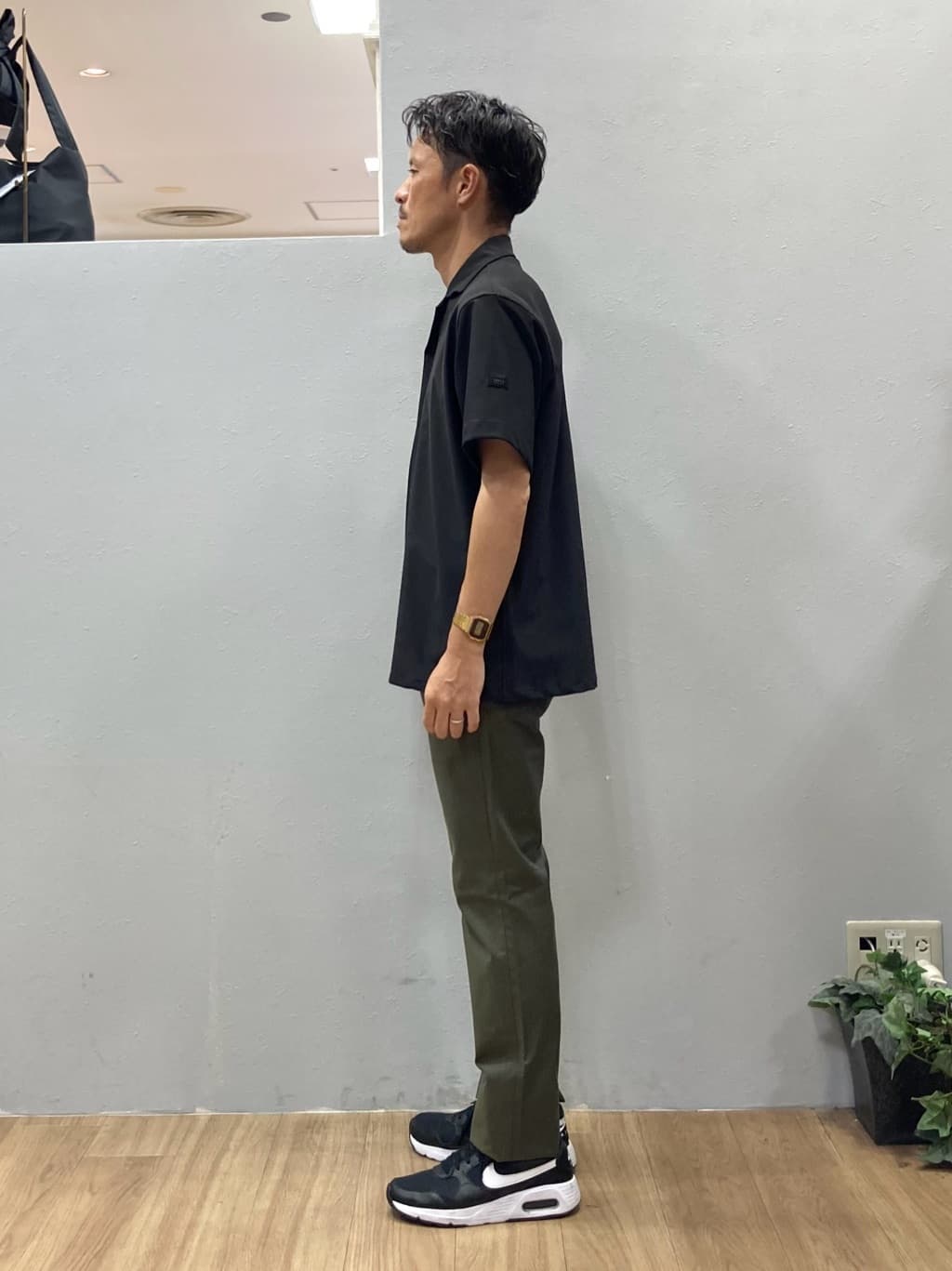 シュンさんの「TAKEO KIKUCHI｜【COOL CITY WEAR】エアートール オープンカラーシャツ /接触冷感・通気性」を使ったコーディネート