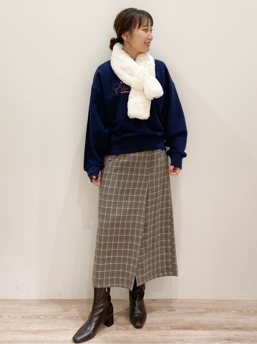 risayanさんの「OPAQUE.CLIP｜裏毛プリント刺繍ロゴ【洗濯機OK】」を使ったコーディネート