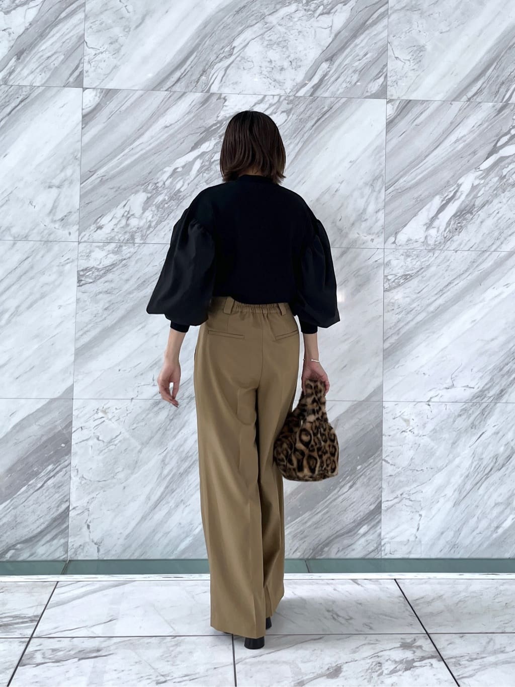 Harukaさんの「INDIVI｜Timeless｜モードスラックス」を使ったコーディネート