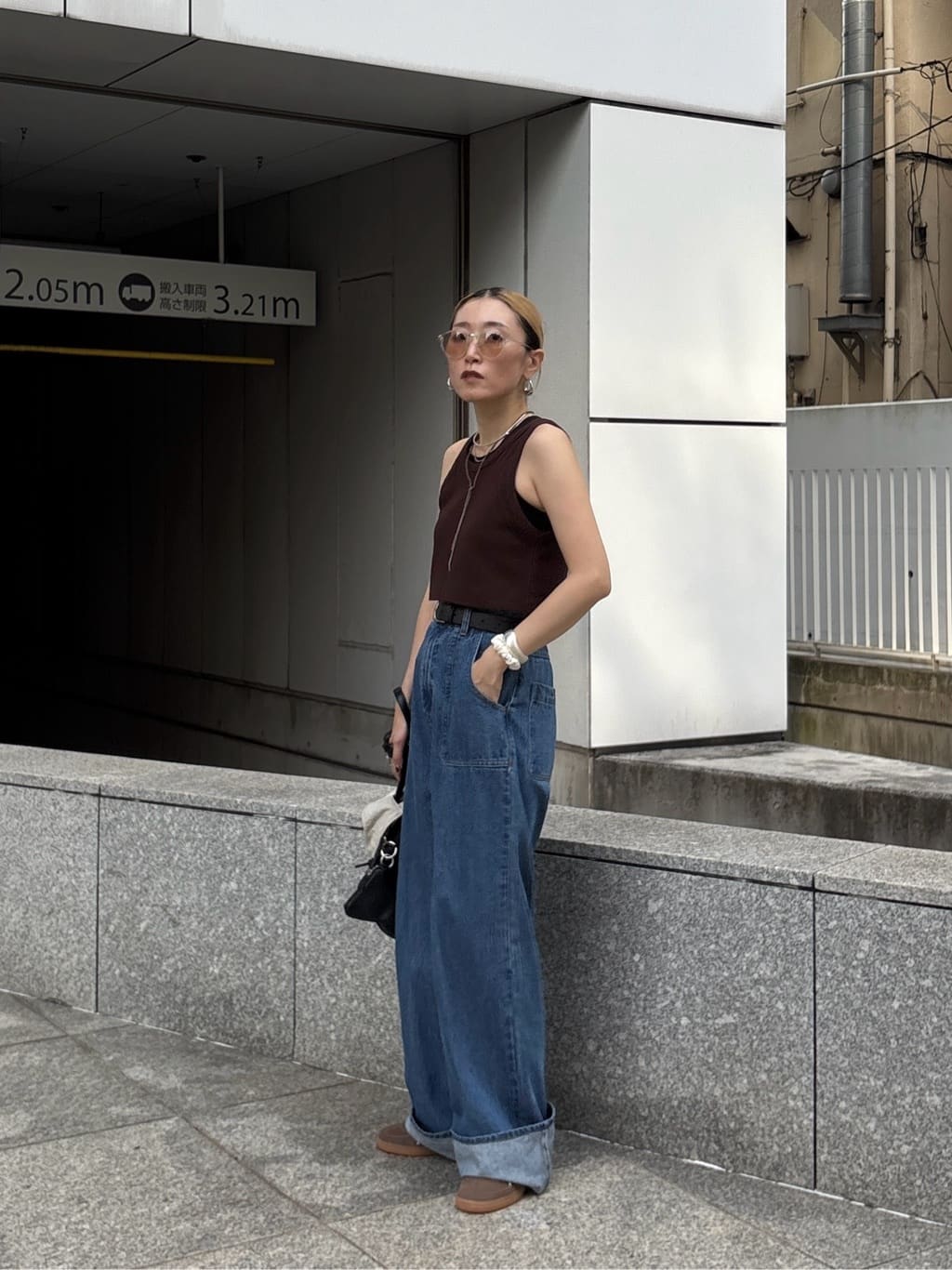 kotakiさんの「INDIVI｜オンブレチェックシャツ」を使ったコーディネート