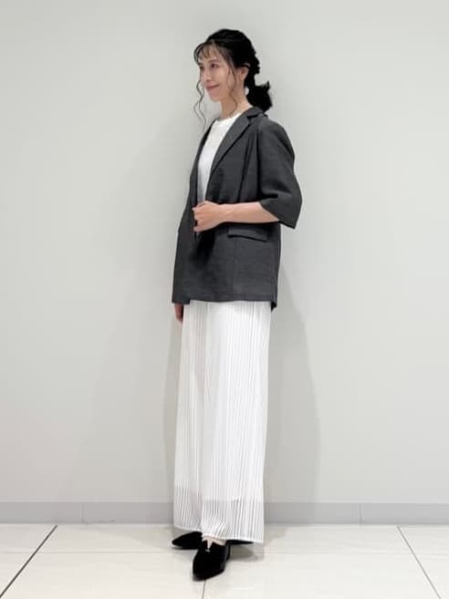 kayoさんの「INDIVI｜ライトダブルジャケット」を使ったコーディネート