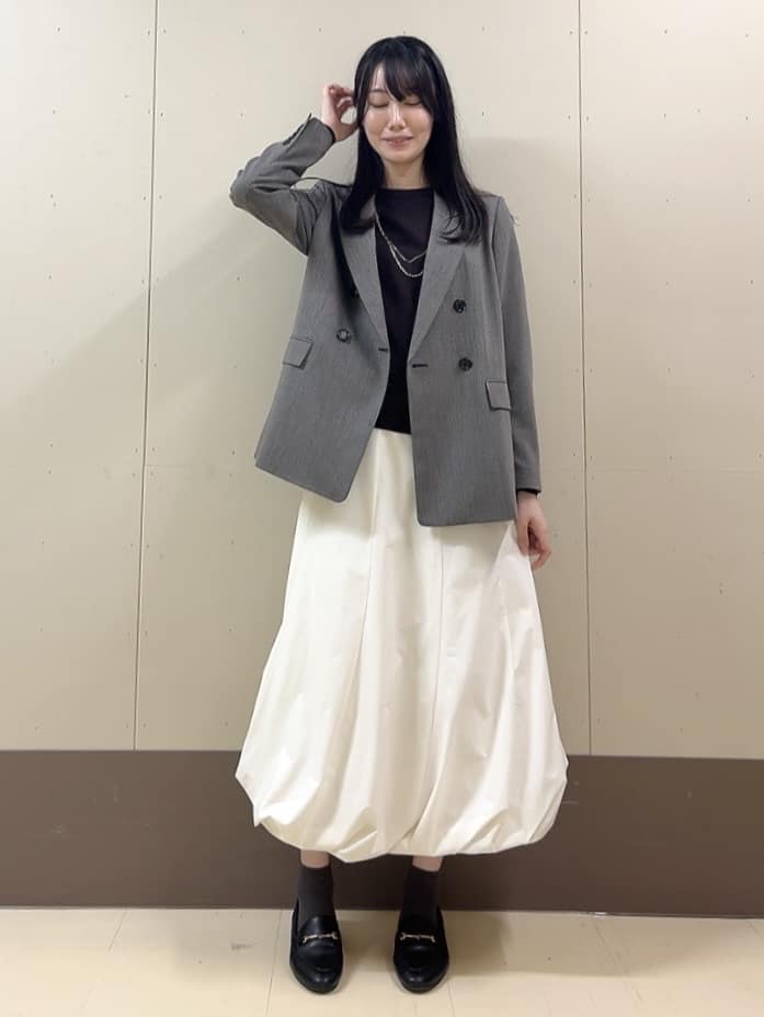 sechiさんの「UNTITLED｜【セットアップ可】ウールライク ダブルブレストジャケット」を使ったコーディネート