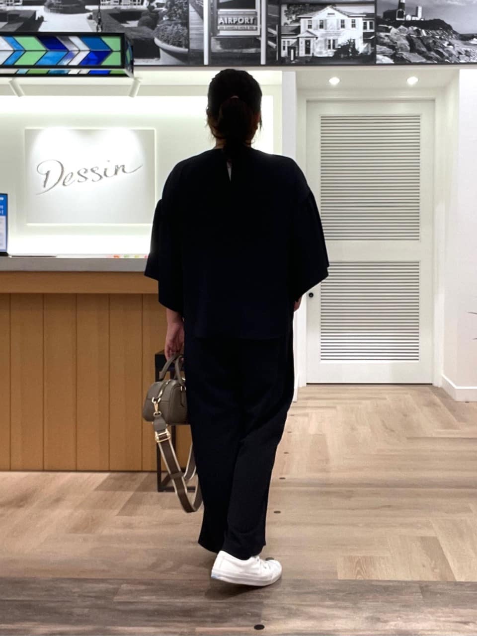 rinさんの「Dessin｜【セットアップ可・洗える】フレアスリーブブラウス」を使ったコーディネート