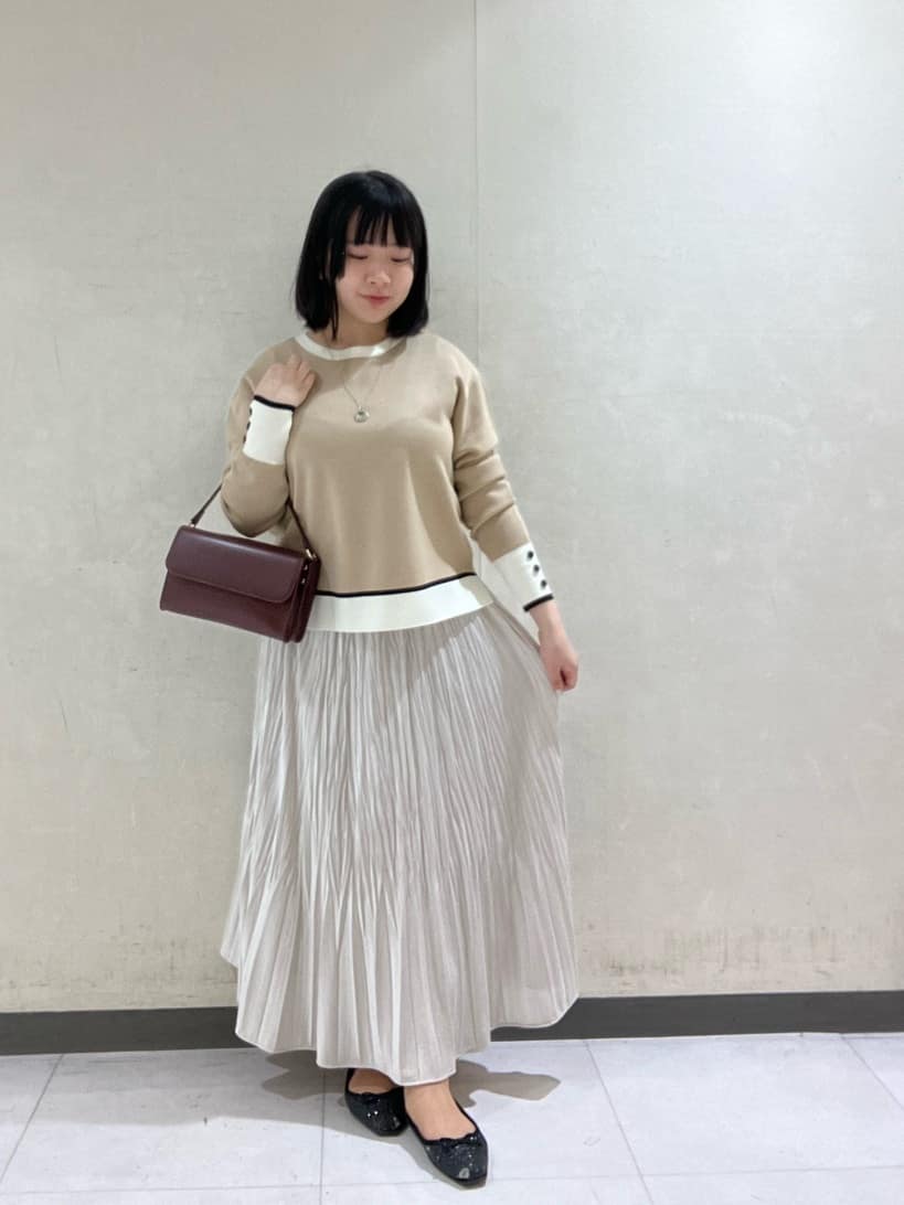 Mizukiさんの「UNTITLED｜【アンサンブル可/洗える】ウールミラノリブニット」を使ったコーディネート