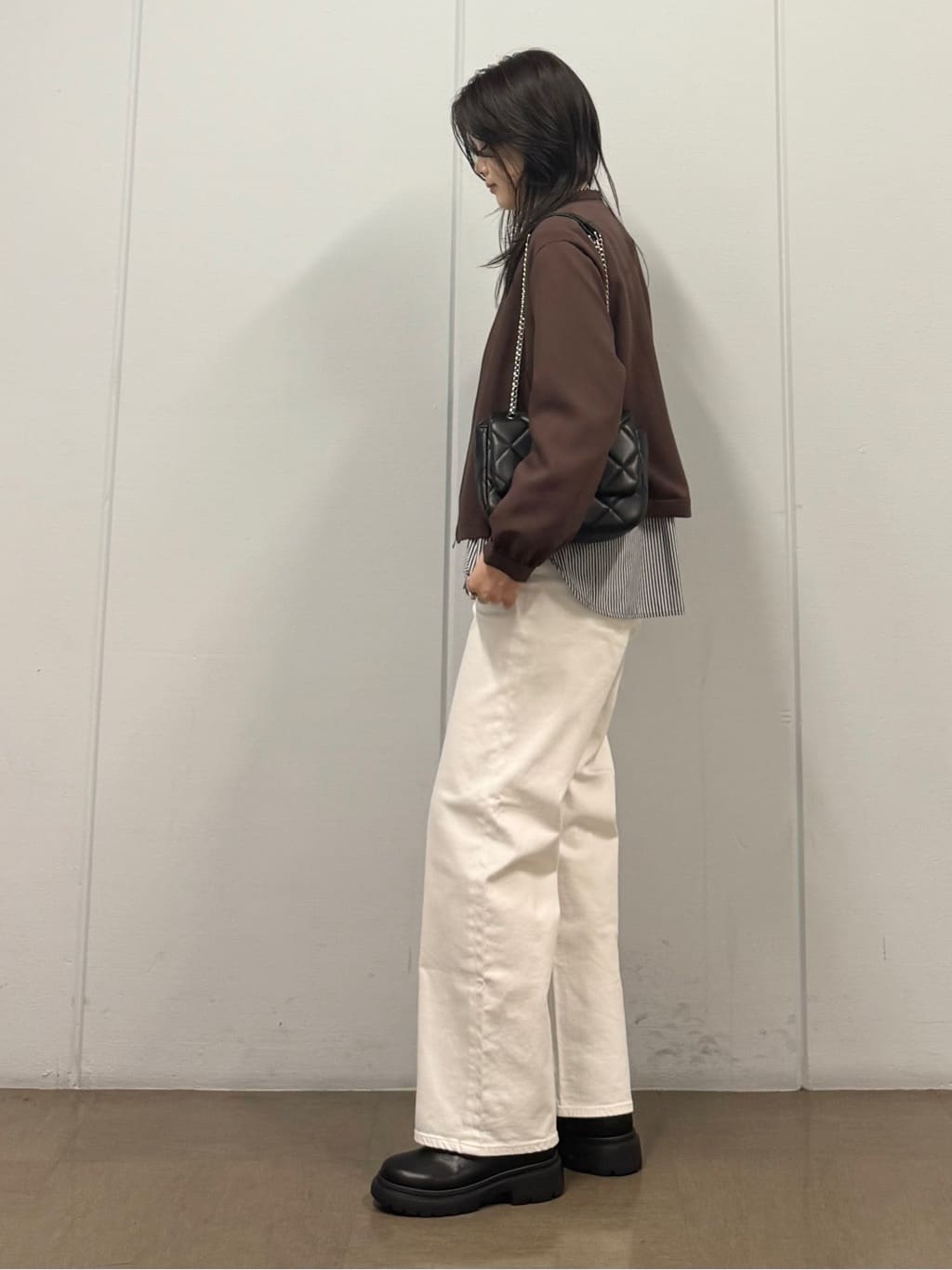 mizukiさんの「INDIVI｜【洗える／UVケア／吸汗速乾】ジョーゼットライトブルゾン」を使ったコーディネート