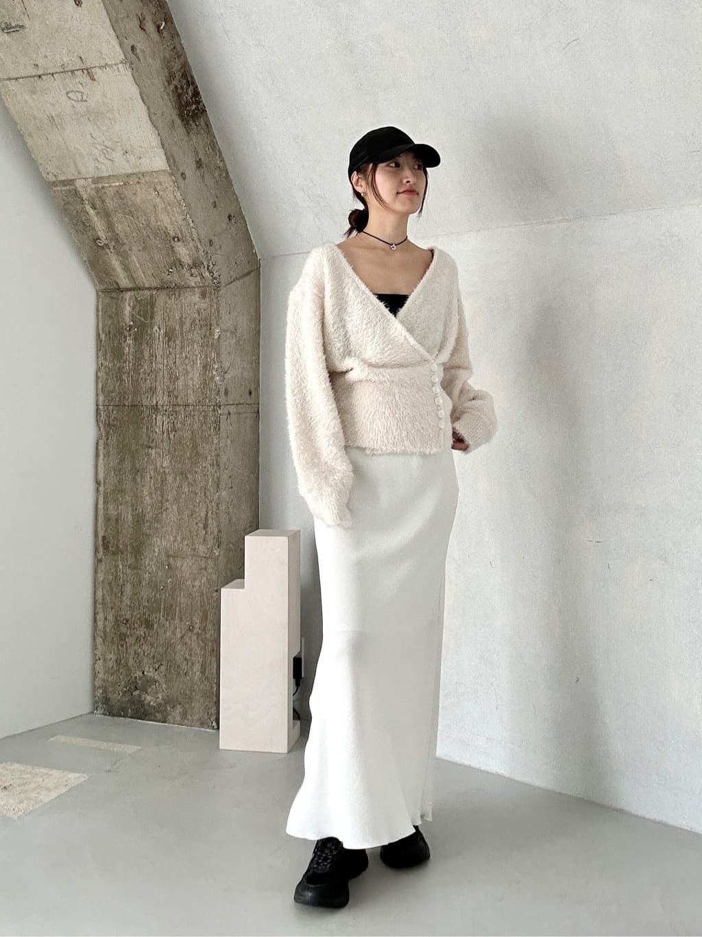 harunaさんの「CODE A｜feather pullover」を使ったコーディネート