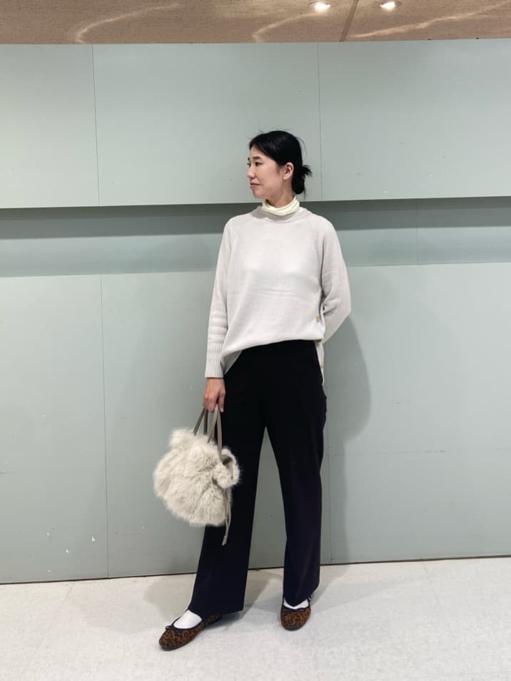 hitomiさんの「UNTITLED｜【吸湿発熱/洗える】ハイネックインナー」を使ったコーディネート