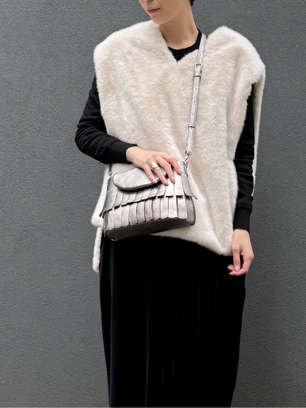 Kさんの「HIROKO HAYASHI｜FRANGIA（フランジャ）ショルダーバッグ」を使ったコーディネート