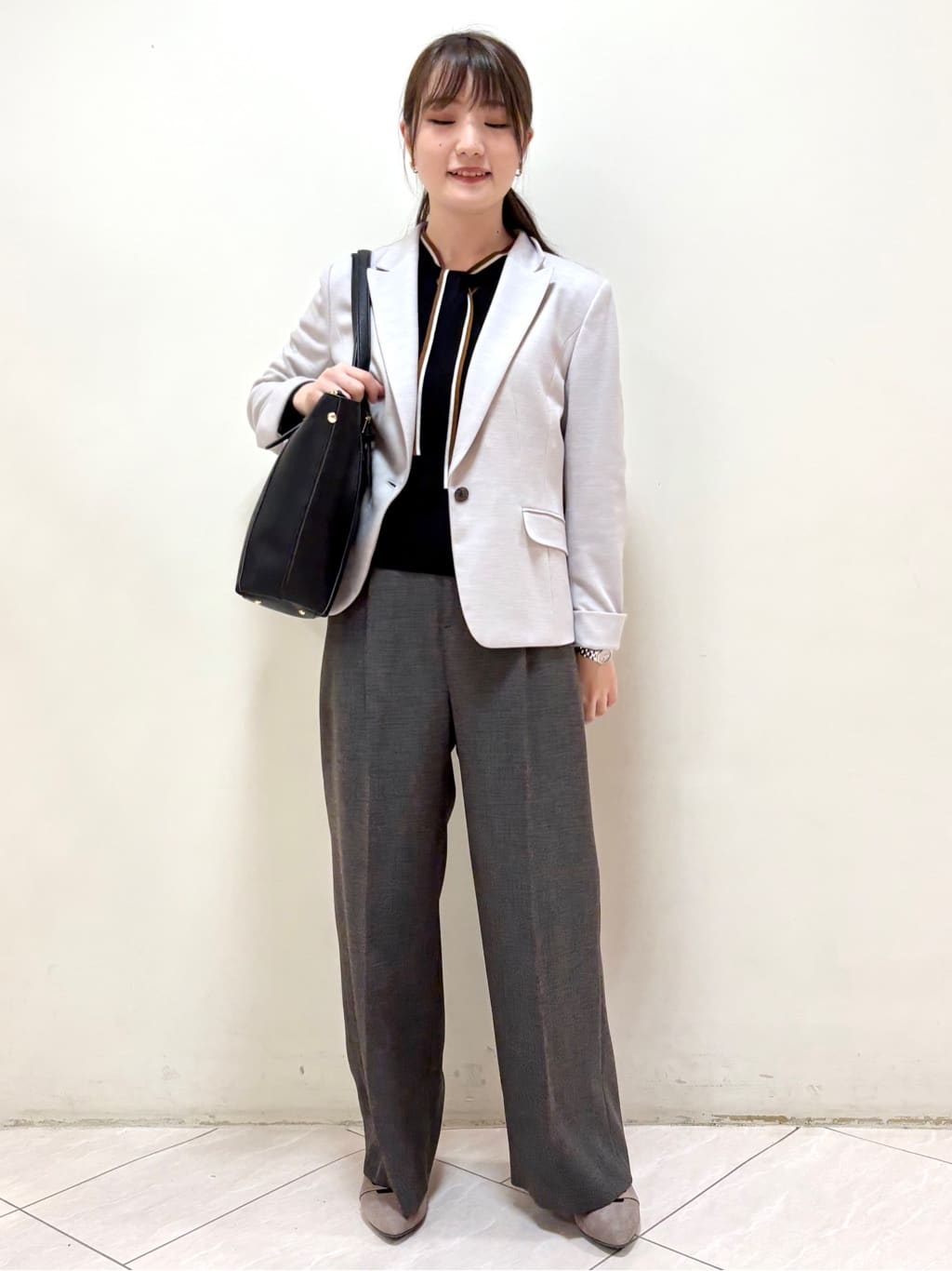 mikiさんの「Reflect｜【SS-4Lサイズ】匠ジャケット／ベーシックテーラード／WEB先行カラーあり」を使ったコーディネート