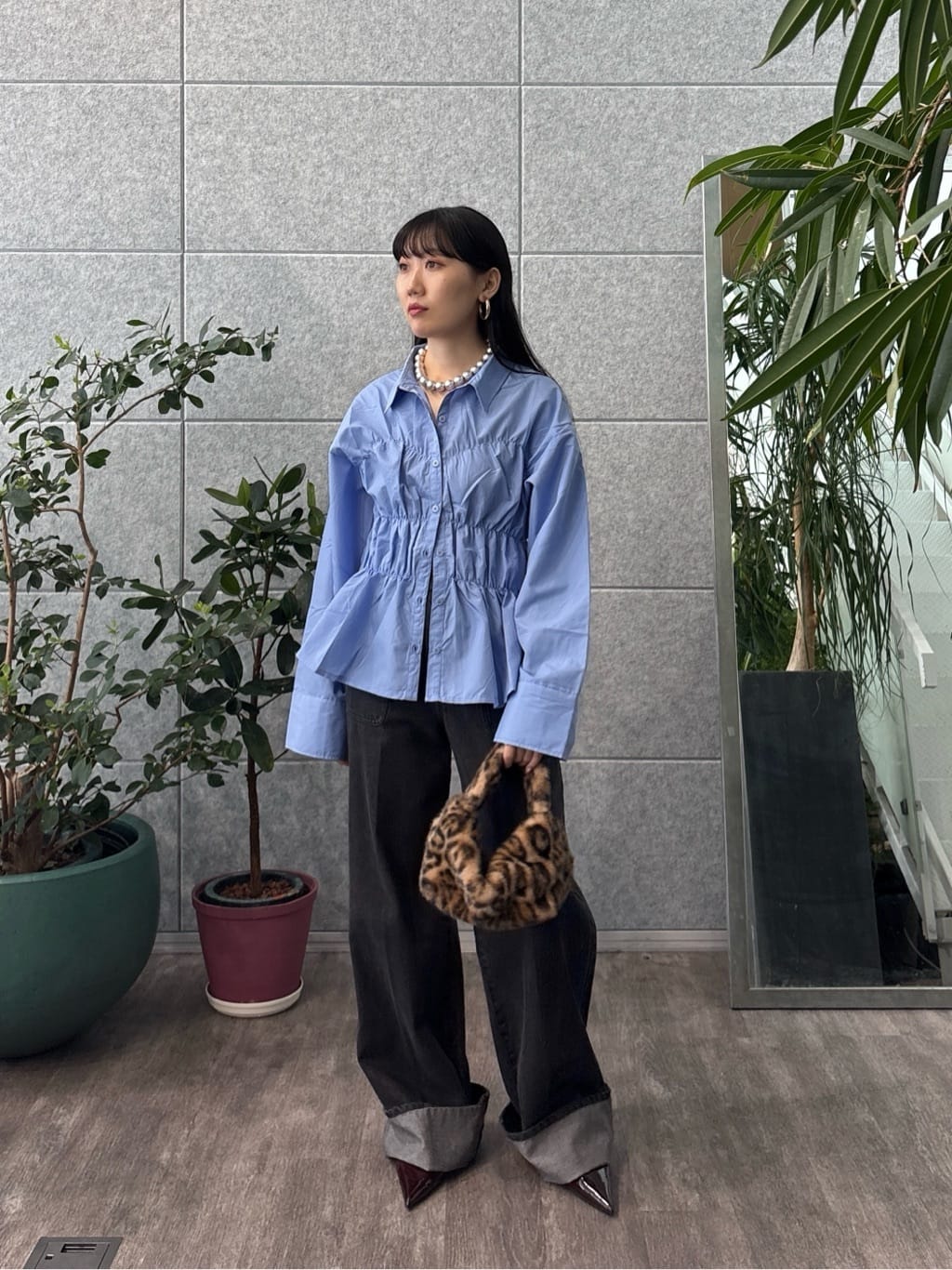 rinaさんの「INDIVI｜ロールアップデニム」を使ったコーディネート