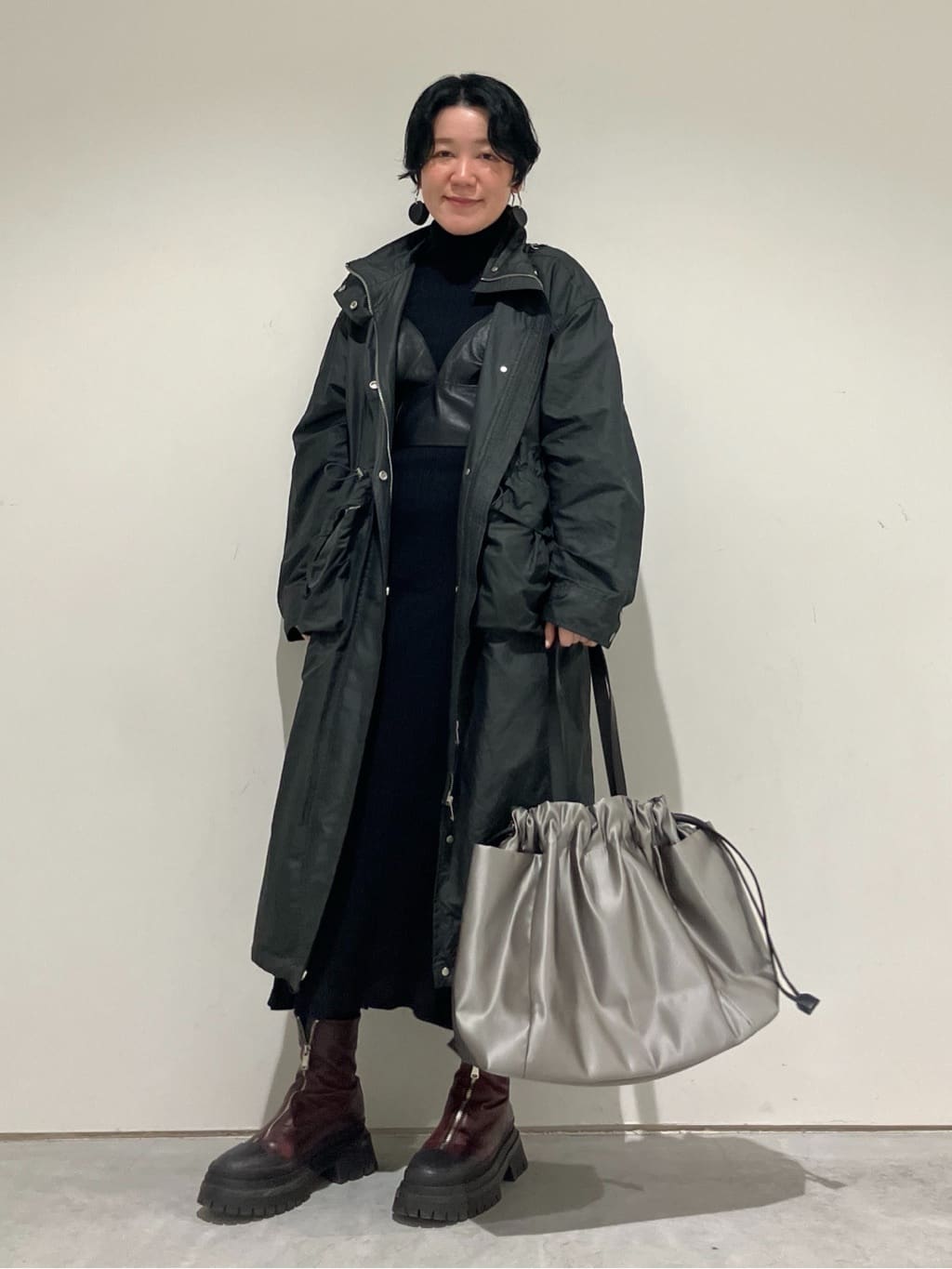 Cさんの「HIROKO HAYASHI｜LUINI SATINE（ルイーニ サティーネ）トートバッグ」を使ったコーディネート