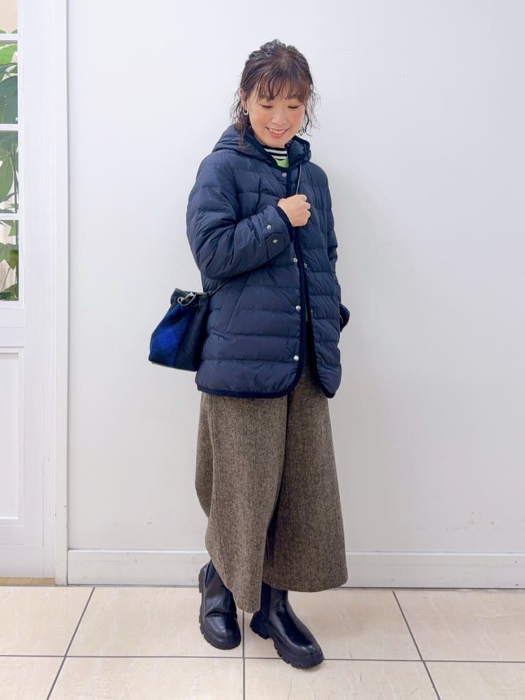 Osawaさんの「Dessin｜【撥水・2WAY】ミュラーダウンコートミドル丈」を使ったコーディネート
