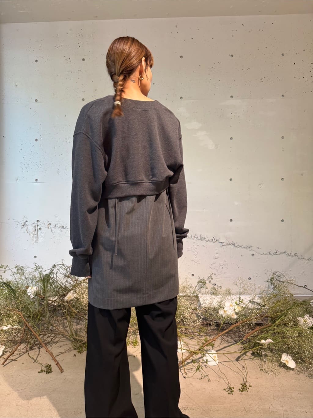 designer yukaさんの「CODE A｜tailored mood mini dress」を使ったコーディネート