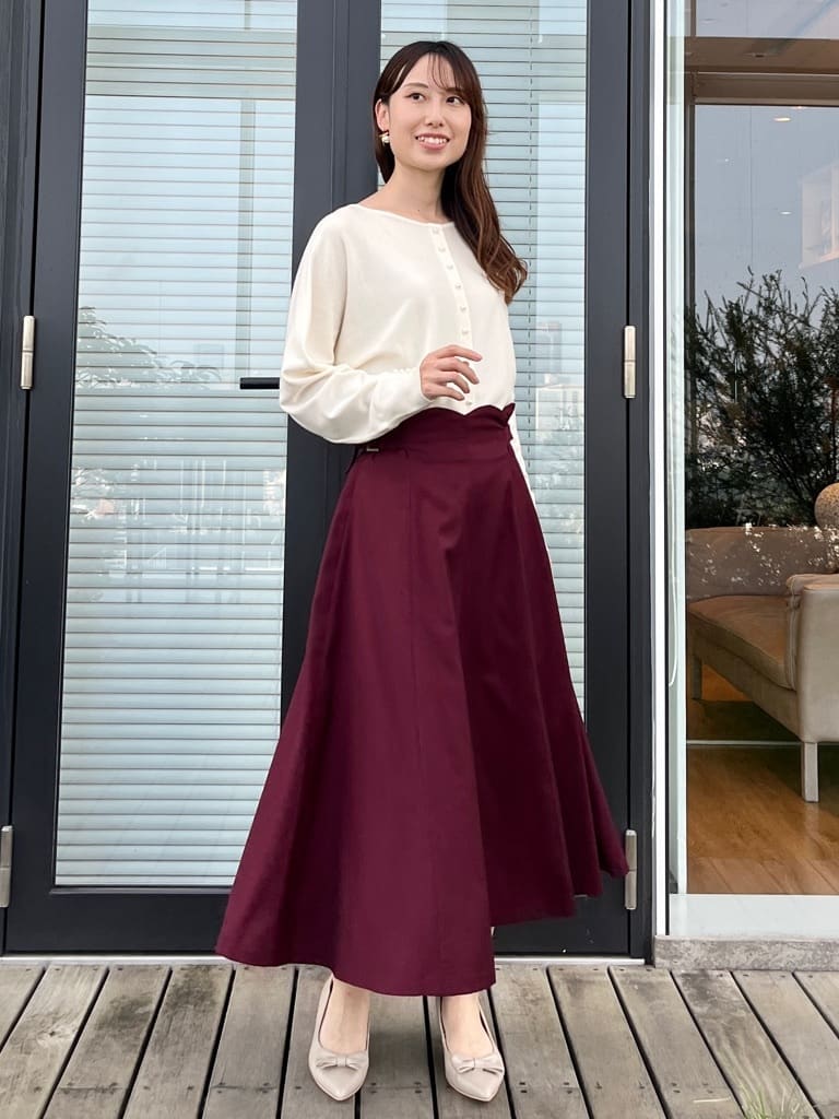 はばさんの「Couture brooch｜パール調モチーフゴールドリング」を使ったコーディネート