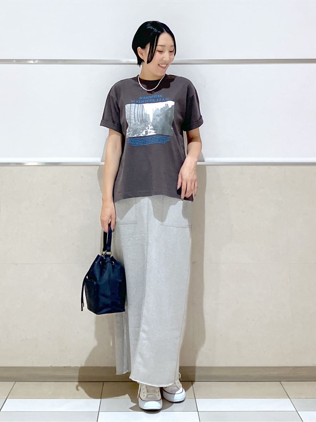 eriko さんの「Dessin｜【ユニセックス・洗える】オーガニックコットンロゴ入りTシャツ」を使ったコーディネート