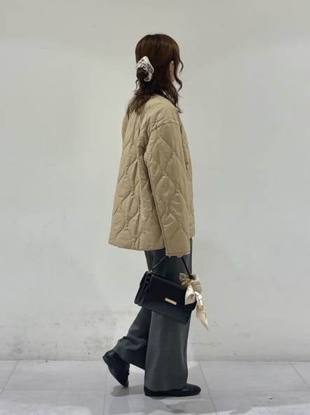 kyokaさんの「UNTITLED｜【セットアップ可/洗える】ウールライク ワイドパンツ」を使ったコーディネート
