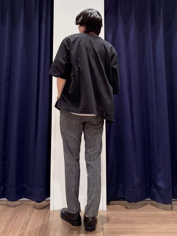 Tightさんの「THE SHOP TK｜五分袖カーディガン+半袖Tシャツセットアイテム 洗濯機OK」を使ったコーディネート