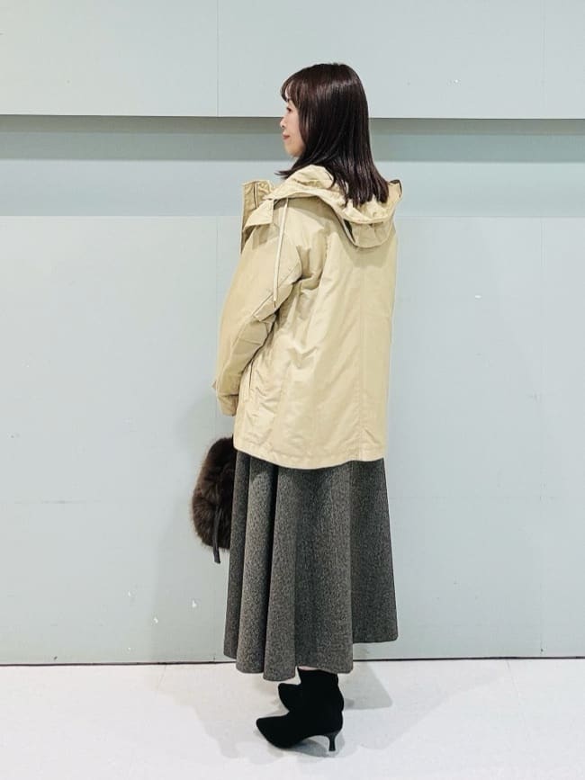 makiさんの「UNTITLED｜【アンサンブル可/洗える】ウールミラノリブニット」を使ったコーディネート