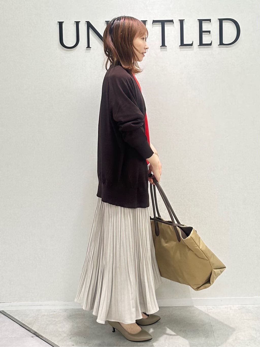 Miwaさんの「UNTITLED｜【8色展開／コンパクト丈】レーヨン混 コクーンニット」を使ったコーディネート