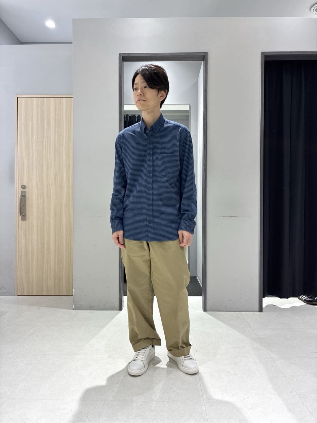わいずみさんの「TAKEO KIKUCHI｜カラーコンビ ダウンブルゾン」を使ったコーディネート