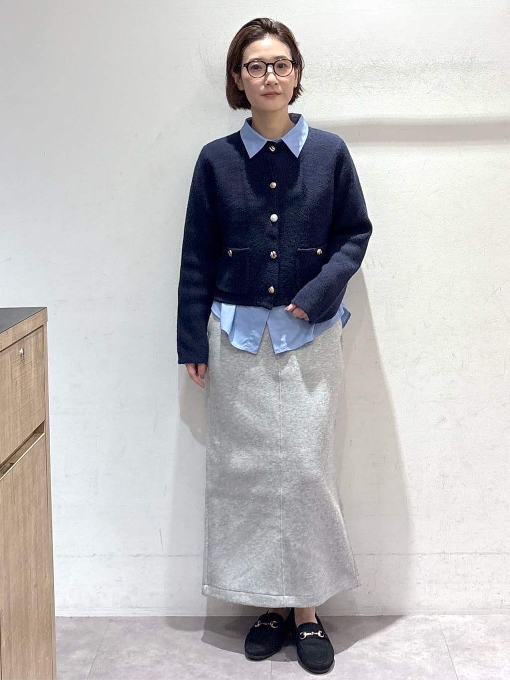 たけねぇさんの「OPAQUE.CLIP｜ポケット刺繍レギュラーカラーシャツ【洗濯機OK】」を使ったコーディネート