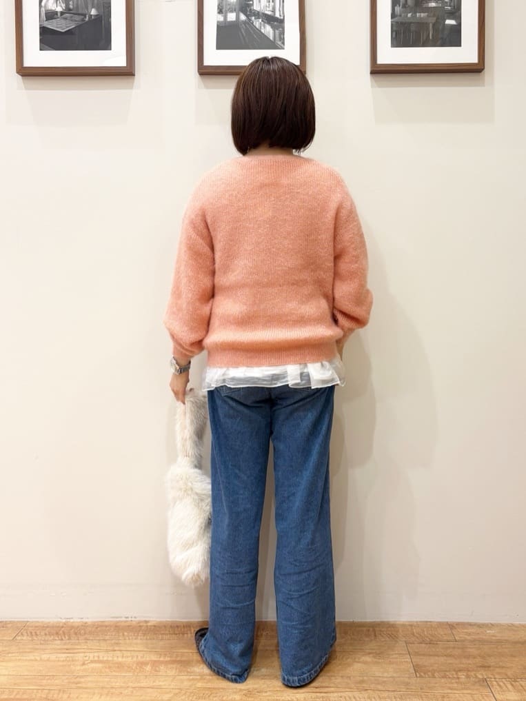 きっちょんさんの「SHOO･LA･RUE｜【S-LL】ふわふわシャギー 大人レディなカーディガン」を使ったコーディネート