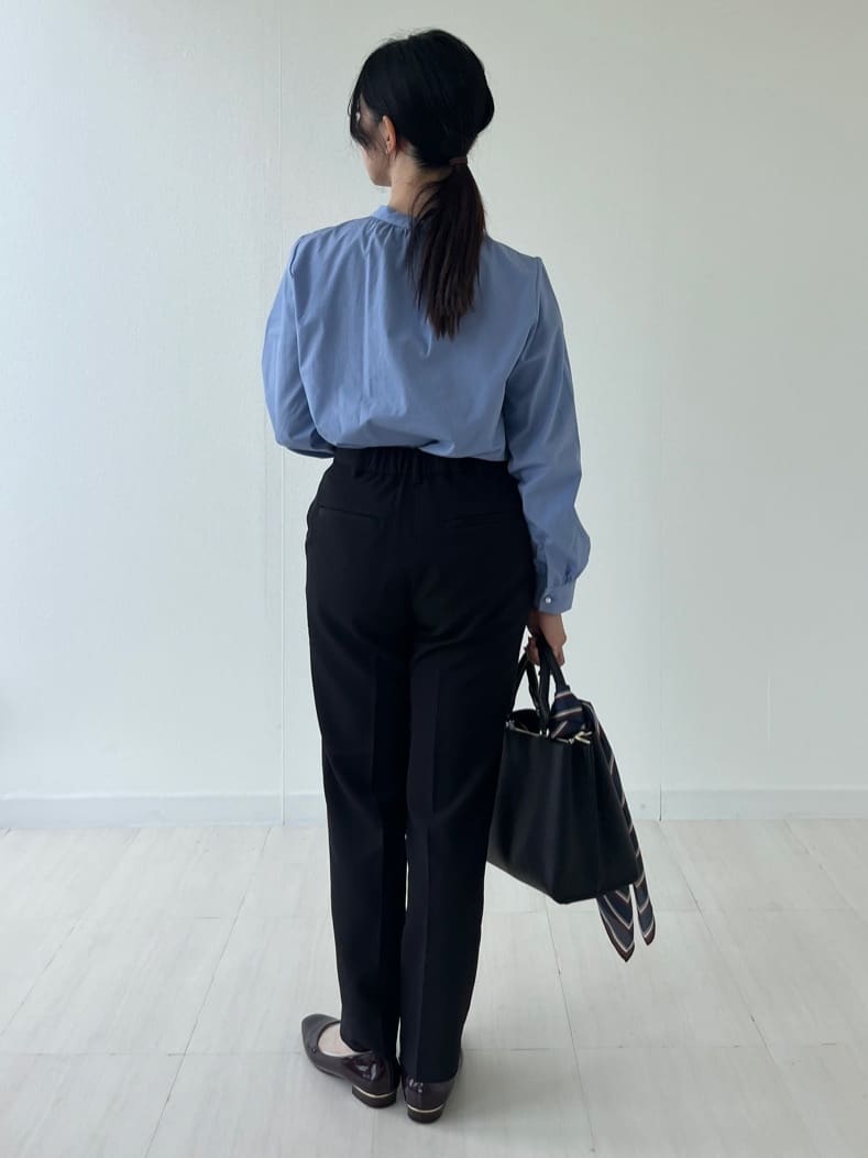 Mori Moriさんの「index｜《XS-LLサイズ》ストレッチテーパードパンツ／セットアップ対応【洗濯機洗い可／イージーアイロン／防」を使ったコーディネート