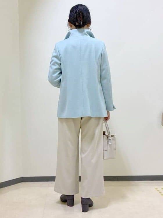  beni_gingerさんの「Reflect｜【SS-4Lサイズ／衿が顔に当たらない◎】スタンドネックミドルコート」を使ったコーディネート