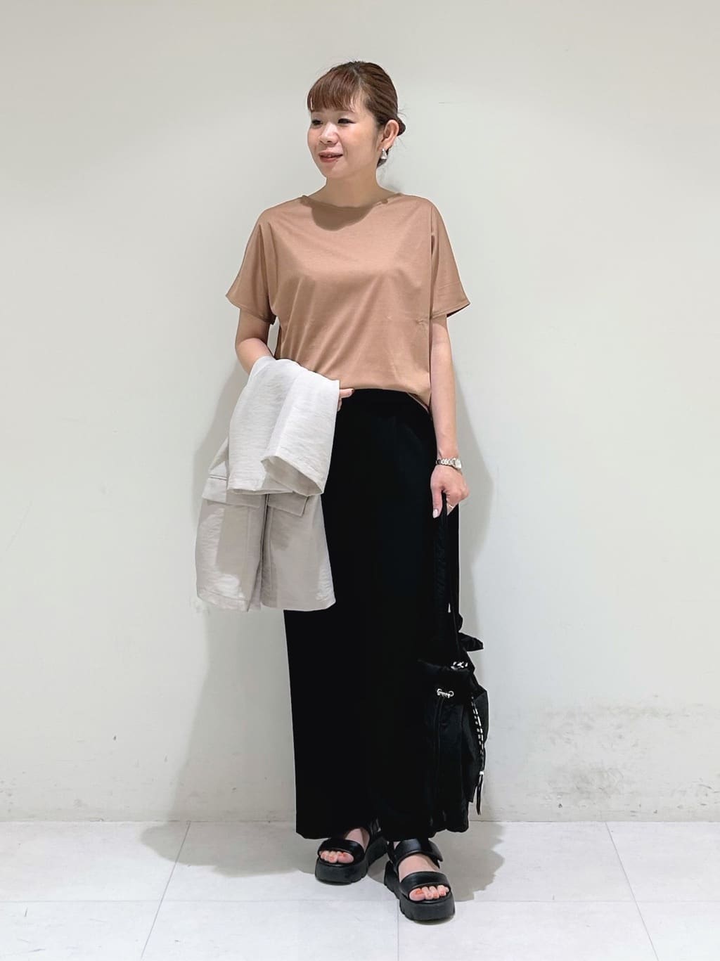 tsuyuさんの「INDIVI｜ライトダブルジャケット」を使ったコーディネート