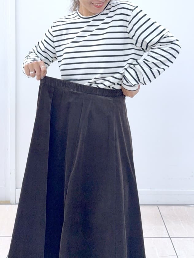 Osawaさんの「Dessin｜【選べる首元デザイン/洗える】クルーネックロングTシャツ」を使ったコーディネート