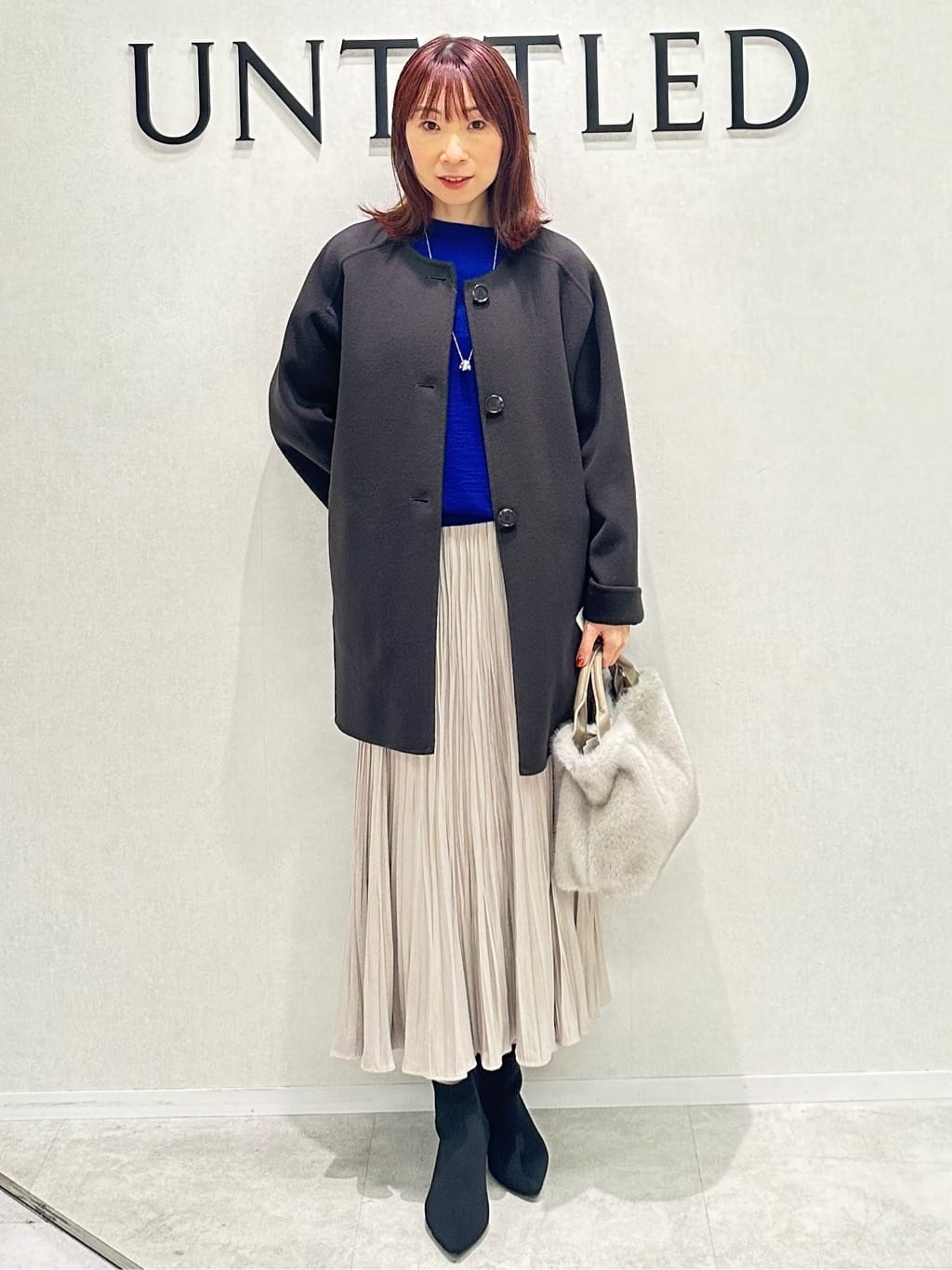 Miwaさんの「UNTITLED｜【8色展開／コンパクト丈】レーヨン混 コクーンニット」を使ったコーディネート