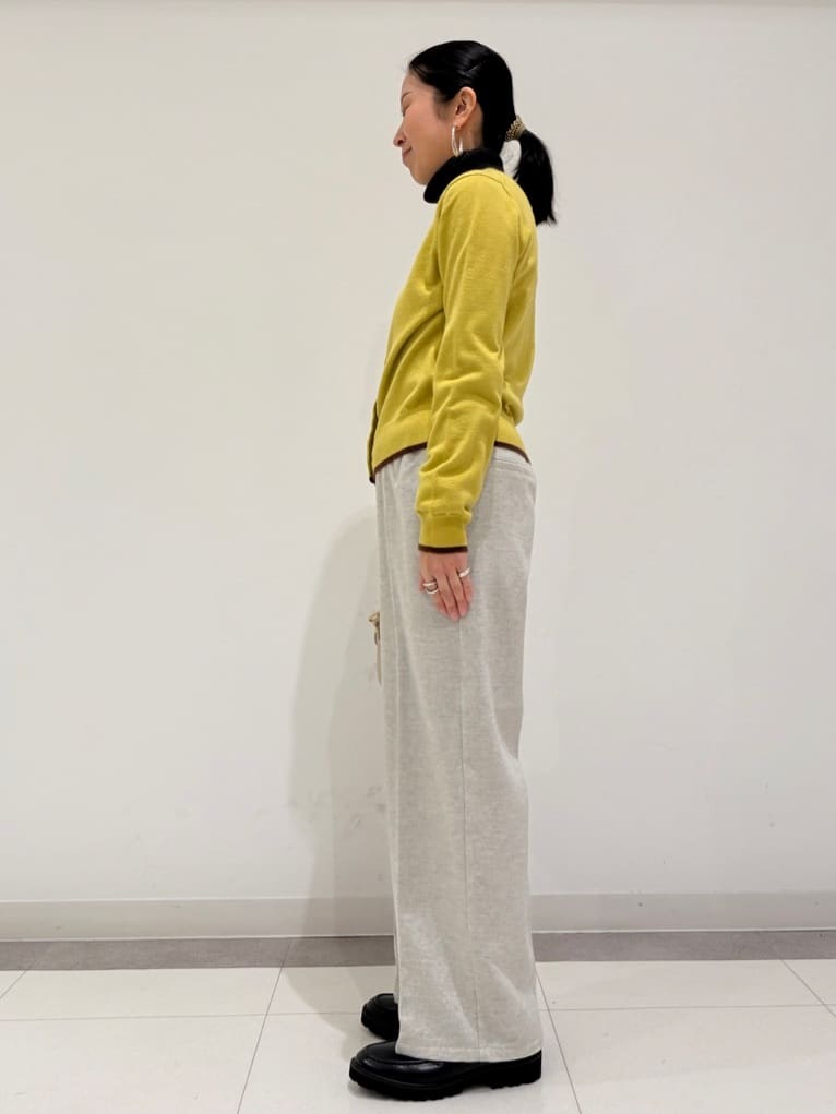 MIYAKAWAさんの「DRESSTERIOR｜シルクブレンドメリノウールリブプルオーバー」を使ったコーディネート