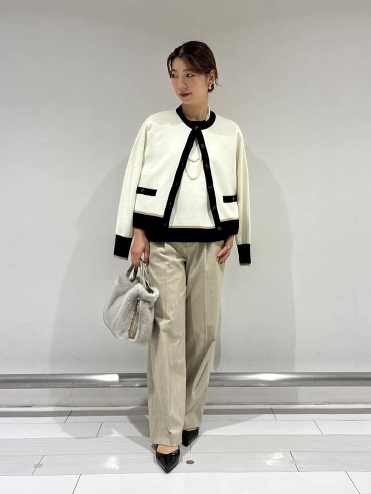Rinさんの「UNTITLED｜【アンサンブル可/洗える】ウールミラノリブニット」を使ったコーディネート