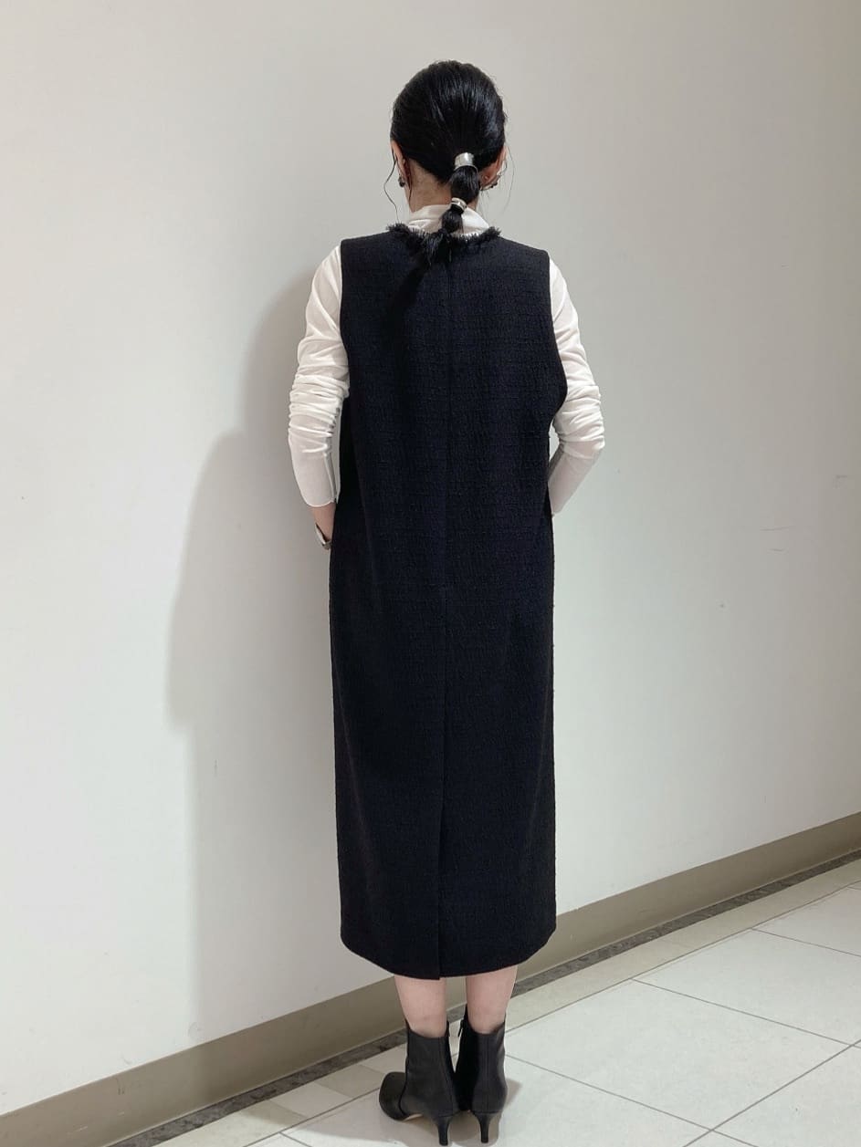 環さんの「UNTITLED｜【洗える/細見え】ツイード ジャンパースカート」を使ったコーディネート