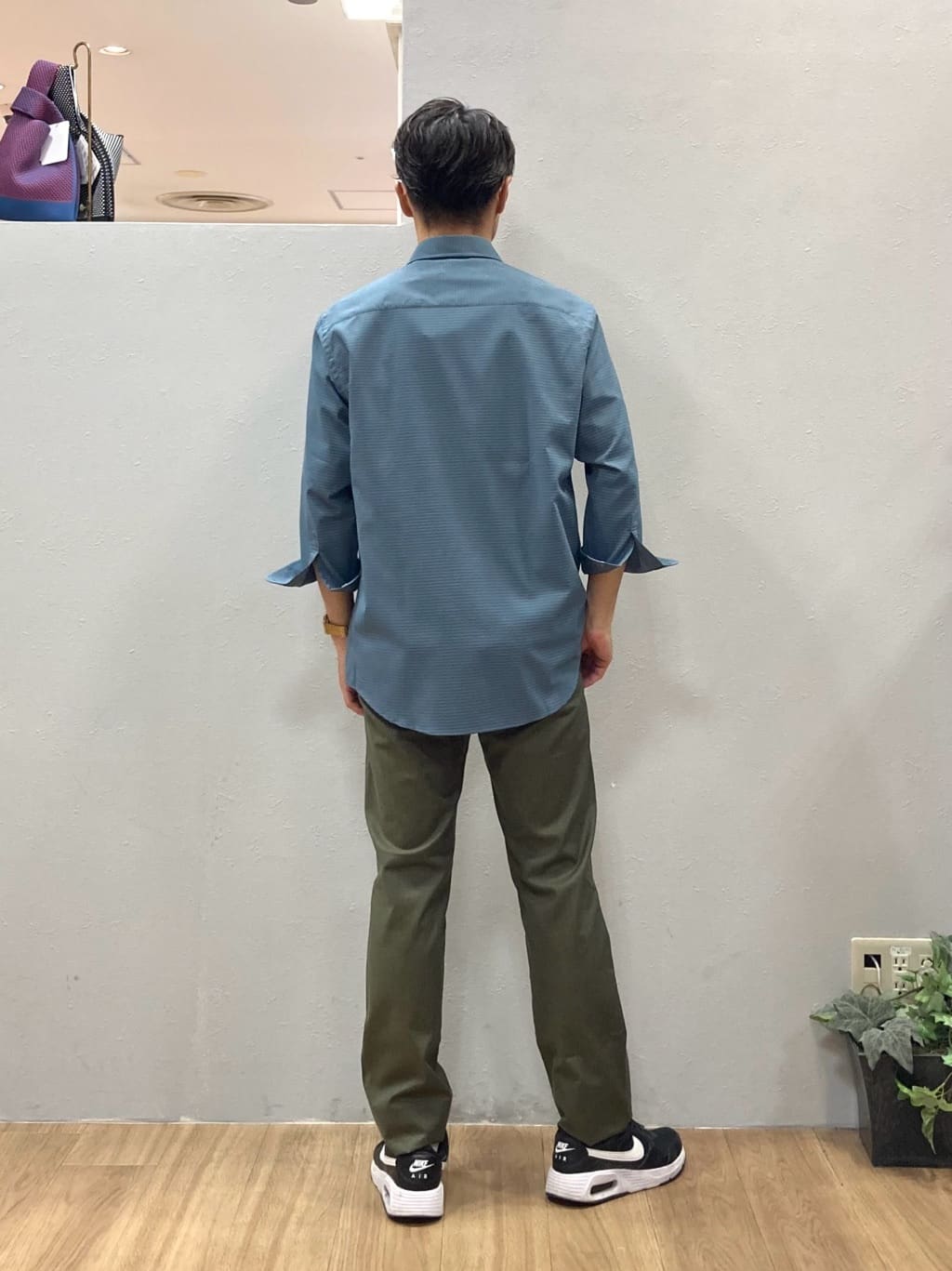 シュンさんの「TAKEO KIKUCHI｜【COOL CITY WEAR】DotAir（R）サッカー シャツ」を使ったコーディネート