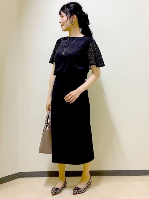  beni_gingerさんの「Reflect｜幾何レーススリーブプルオーバージャージ」を使ったコーディネート