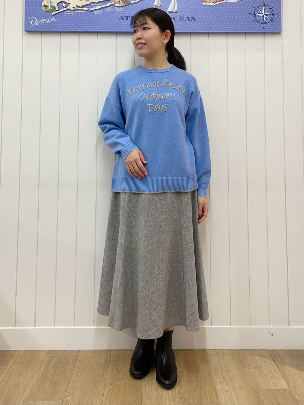 Mayaさんの「Dessin｜【撥水・2WAY】ミュラーダウンコートミドル丈」を使ったコーディネート