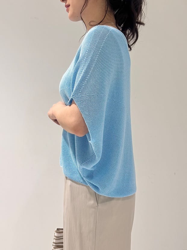 そんさんの「INDIVI｜【洗える／清涼感】コクーンシルエットニット」を使ったコーディネート