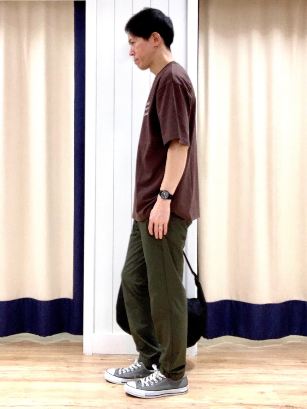 Takaさんの「Dessin｜【ユニセックス・洗える】Deddy刺繍入り オーガニックコットンTシャツ」を使ったコーディネート