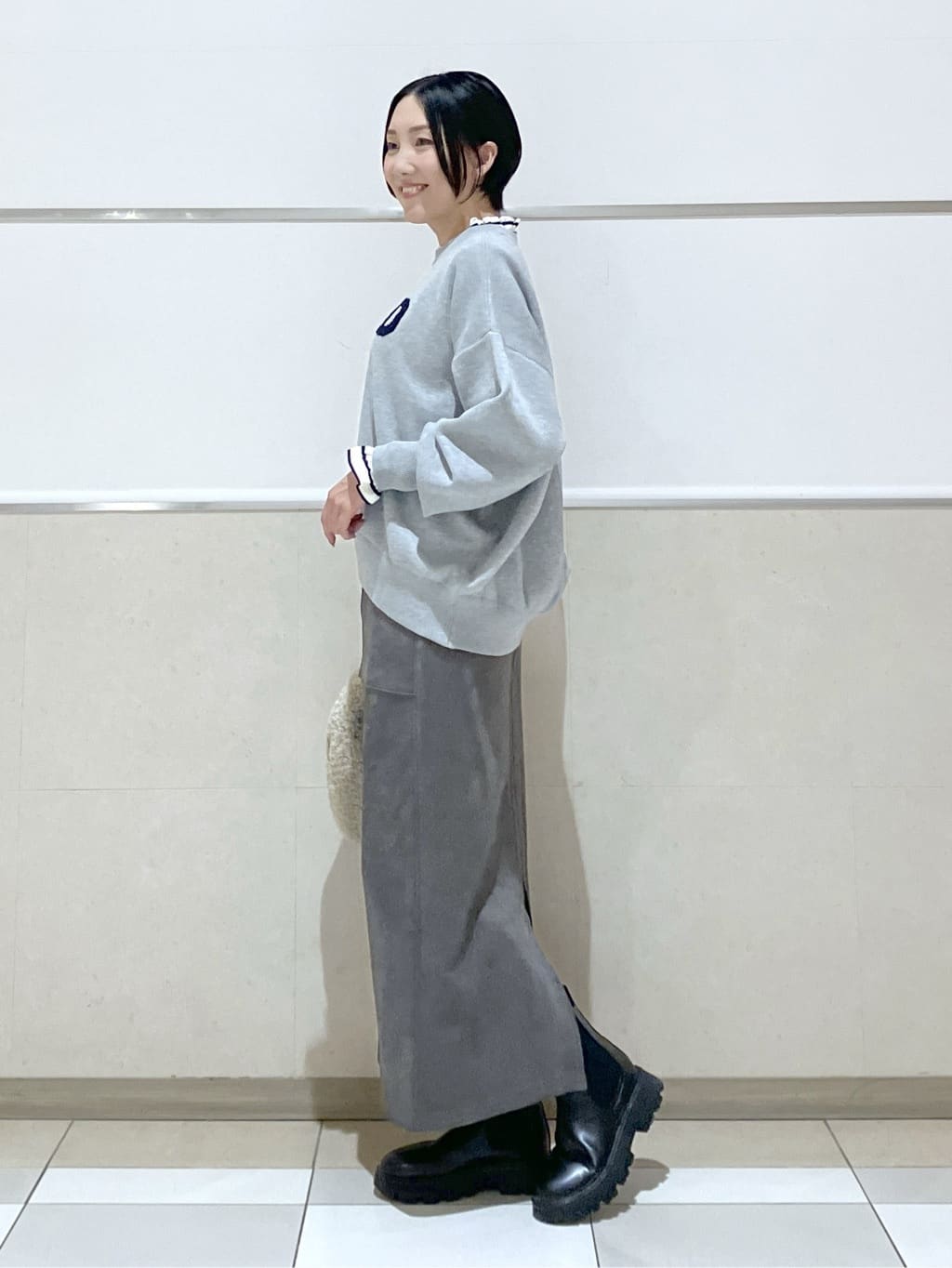 eriko さんの「Dessin｜ダンボールジップブルゾン」を使ったコーディネート