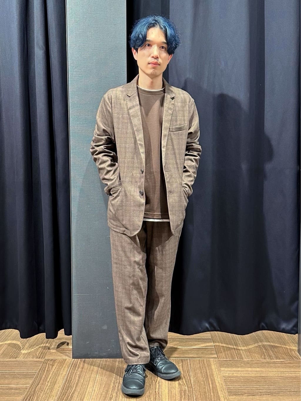 tomoyaさんの「THE SHOP TK｜ホームスパンジャージジャケット【セットアップ可/洗濯機OK】」を使ったコーディネート